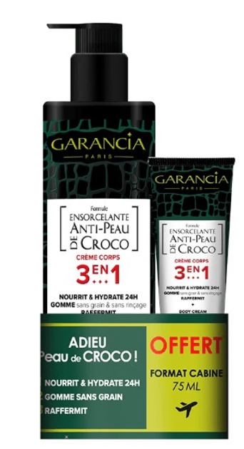 Zestaw kremów do ciała Garancia Ensorcelante Anti-Crocodile Skin Duo 400 ml + 75 ml (3700928801358) - obraz 1