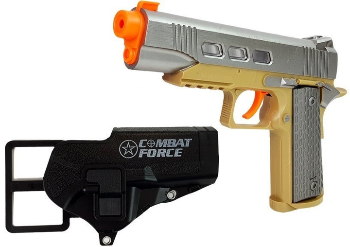 Zestaw wojskowy LEAN Toys Pistolet z akcesoriami Jasno-zielony 7873 (5903802454642) - obraz 4