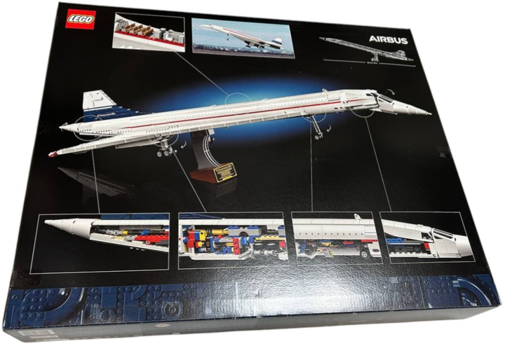 Конструктор LEGO Icons Concorde літак 2083 деталі (10318) (955555911382867) - Уцінка - зображення 3