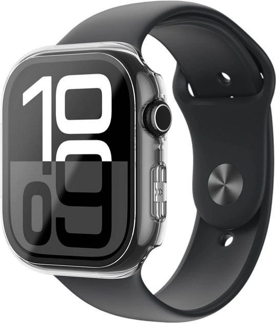 Чохол AMAZINGthing Radix Glass для Apple Watch 46mm із загартованим склом Transparent (4896238001386) - зображення 7