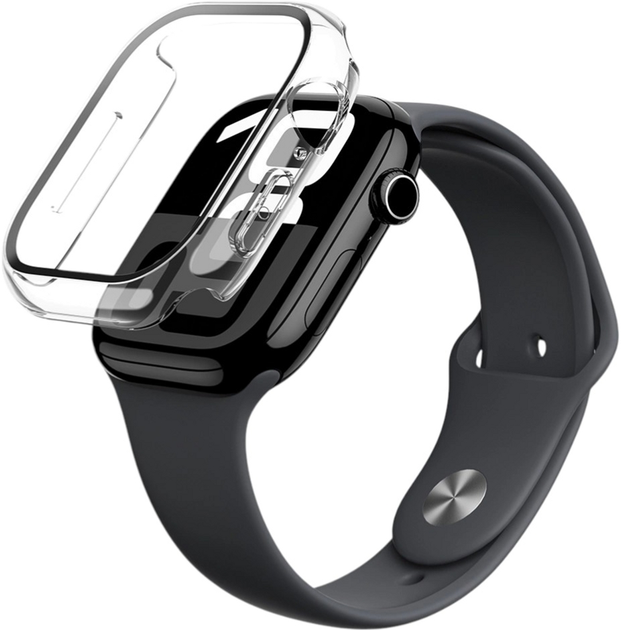 Etui AMAZINGthing Radix Glass do Apple Watch 42mm ze szklem hartowanym Transparent (4896238001393) - obraz 1