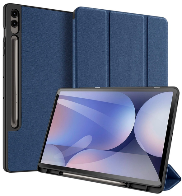 Etui DUX Ducis Domo na Samsung Galaxy Tab S10 Plus/S9 Plus/S9 FE Plus Blue (6934913000779) - obraz 1