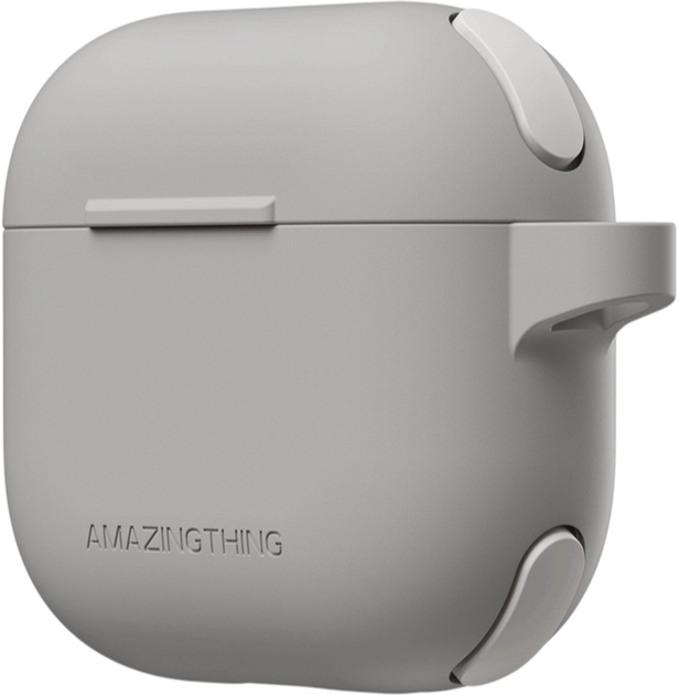 Etui AMAZINGthing Omni Case do AirPods 4 Grey (4896238001591) - obraz 3