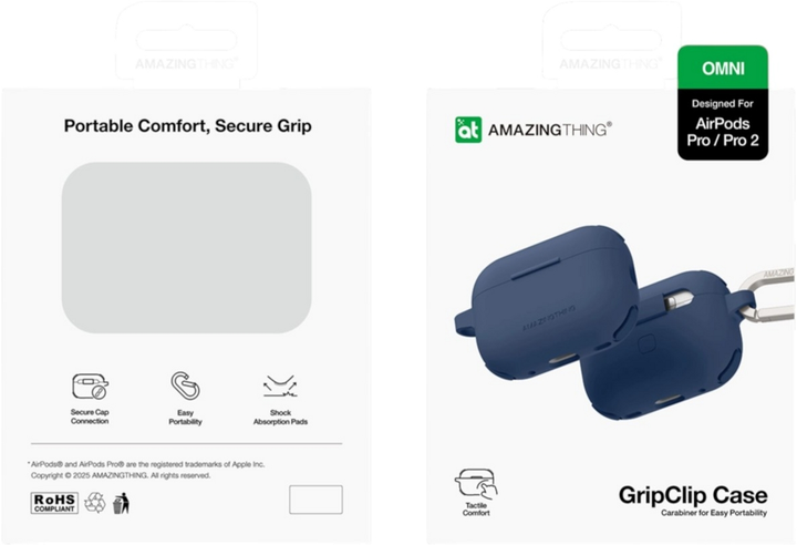 Etui AMAZINGthing Omni Case do AirPods Pro 2 Dark Blue (4896238001621) - obraz 3