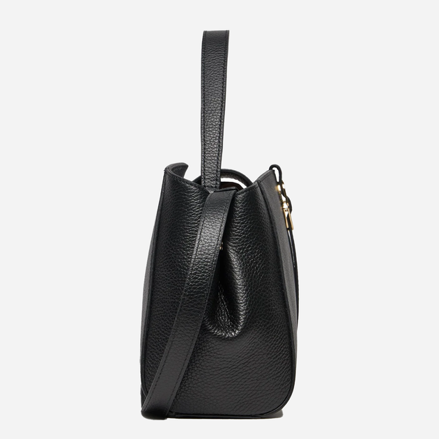 Torebka crossbody damska skórzana Coccinelle E1QLF180101-001 Czarna (8059978606846) - obraz 4