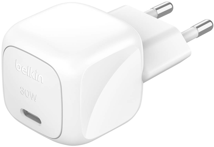 Ładowarka sieciowa Belkin BoostCharge 30W PD USB-C White (WCA008KQWH) - obraz 2