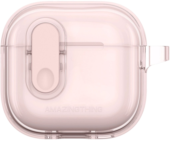 Etui AMAZINGthing Minimal Case do AirPods 4 Pink (4896238001683) - obraz 1