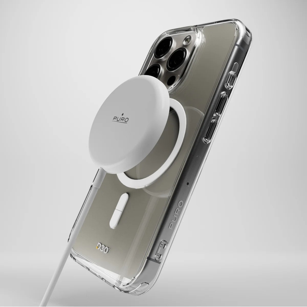 Etui Puro Impact Clear D3O MagSafe do Apple iPhone 16 Pro Max Transparent (8018417485084) - obraz 6