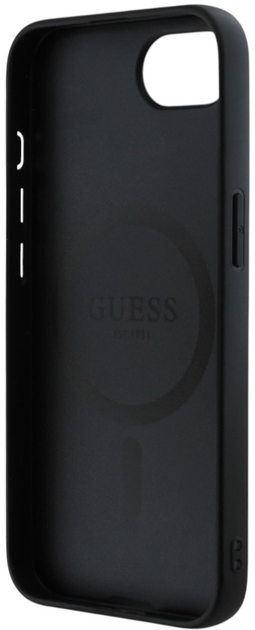 Etui Guess PU 4G Peony z MagSafe na Apple iPhone 16e Black (3666339453299) - obraz 3
