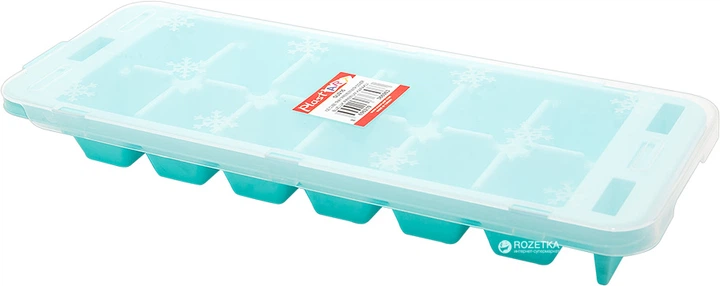 Форма для льда Irak Plastik Premium с крышкой 30.5х11 см Бирюзовая SU-215 (5305kmd) - Фото 1 Форма для льда Irak Plastik Premium с крышкой 30.5х11 см Бирюзовая SU-215 (5305kmd) - изображение 1