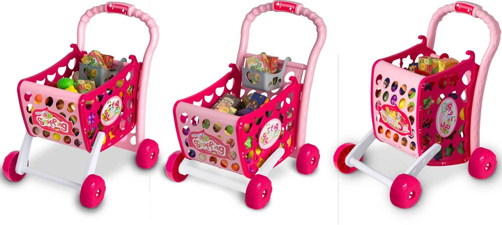 Wózek na zakupy Ricokids 773400 Różowy (5903890613198) - obraz 4