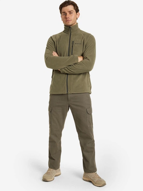 Bluza męska nierozpinana streetwear polarowa Columbia M Fast Trek II FZ Flc 1420421397 S Zielona (193855363793) - obraz 7