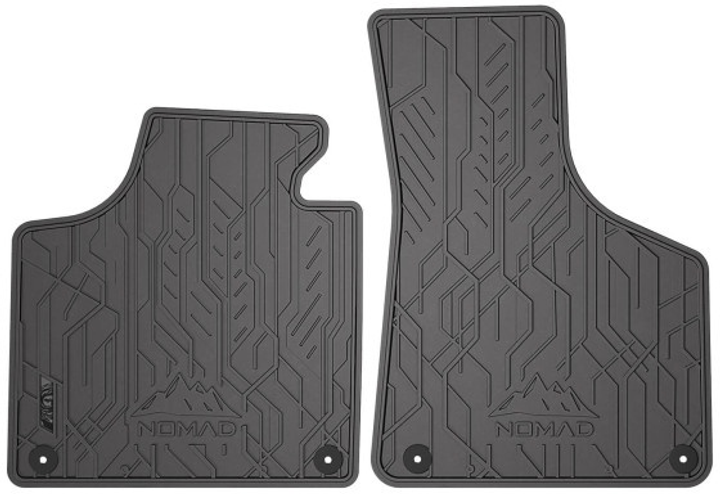 Dywaniki samochodowe Frogum Nomad do Audi A3 II 8P 2009 Czarne 2 szt (5902643432369) - obraz 1