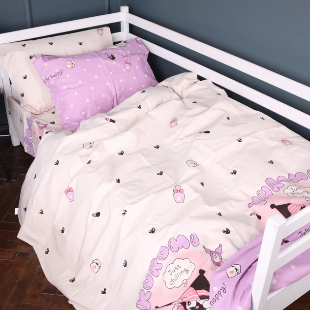 Пододеяльник MirSon Бязь Kids Time 17-0822 Kuromi 110х140 см (2200011553238) - Фото 3 Пододеяльник MirSon Бязь Kids Time 17-0822 Kuromi 110х140 см (2200011553238) - изображение 3