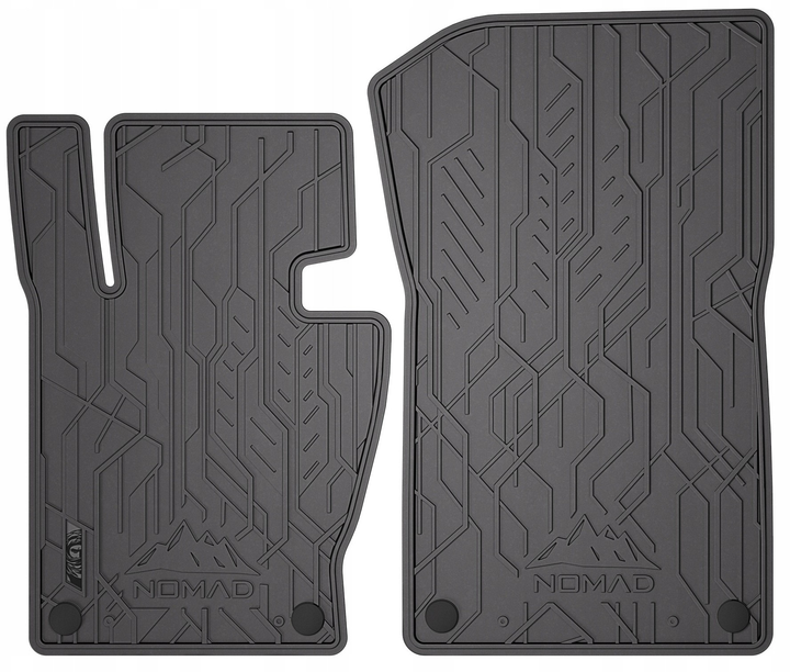 Dywaniki samochodowe Frogum Nomad do BMW X3 E83 2003-2010 Czarne 2 szt (5902643432338) - obraz 1