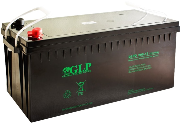 Акумуляторна батарея GLP VRLA GEL 12V, 200 Ah M8 (5902135118733) - зображення 1