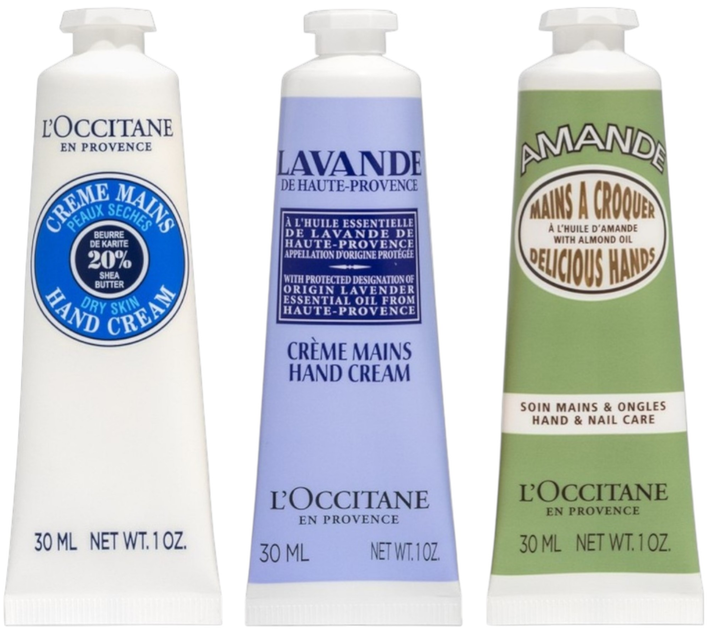 Набір кремів для рук L'Occitane en Provence Soft Hands 3 шт x 30 мл (3253581760949) - зображення 2