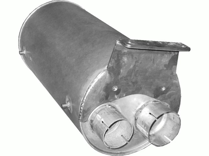 Глушник MAN TGL/TGM din 49397 05- (68.70) Polmostrow алюминизированный - зображення 2