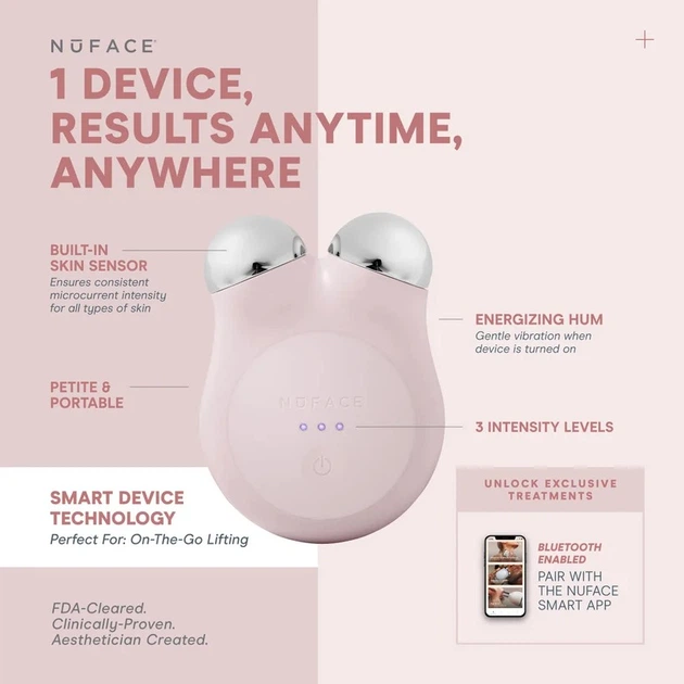 Набір для мікрострумової терапії NuFace Mini+ Starter Kit