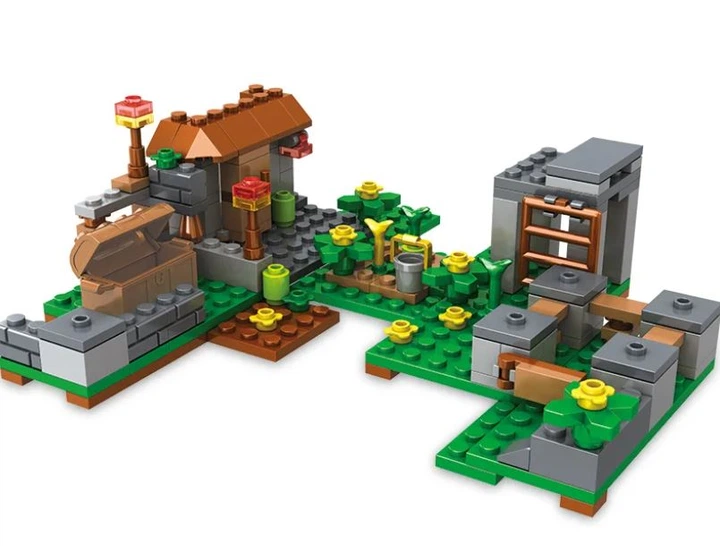 Конструктор Minecraft 13824 Битва на скелі 231 деталей Майнкрафт MineWorld My World - зображення 5