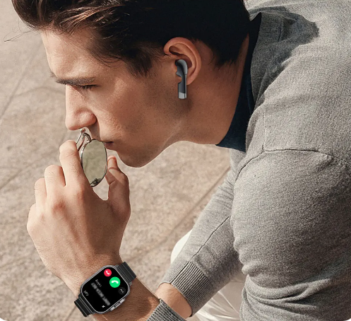 Смарт годинник Smart D8/ комплектація з навушниками 2 в 1 - Фото 6 Смарт годинник Smart D8/ комплектація з навушниками 2 в 1 - зображення 6
