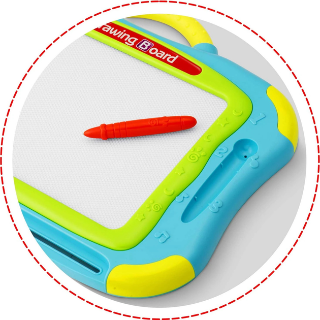 Таблиця для малювання Ricokids 2 в 1 Синя (5903890613051) - зображення 9