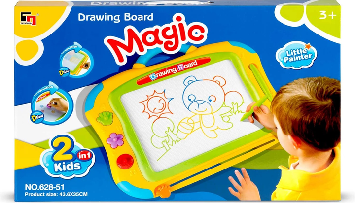 Таблиця для малювання Ricokids Жовта (5903890613037) - зображення 1