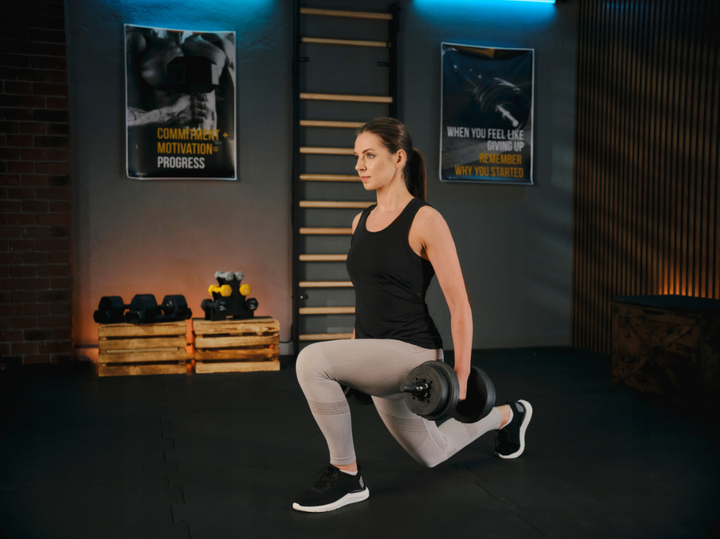 Гантели битумные регулируемые Trex Sport 10кг комплект 2х10кг - изображение 3