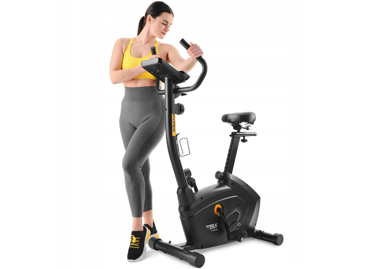 Вертикальный магнитный велотренажер Trex Sport TX-550MB HYPER черный - изображение 4