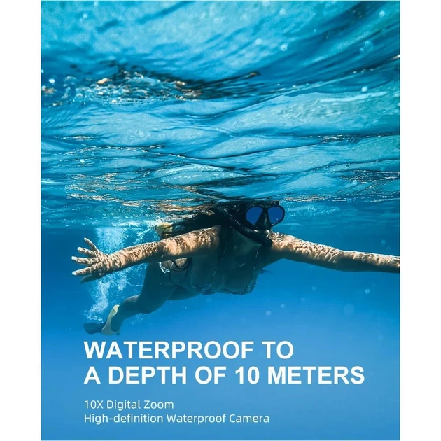 Водонепроницаемая камера DK Waterproof D50 Orange [139553] - изображение 3