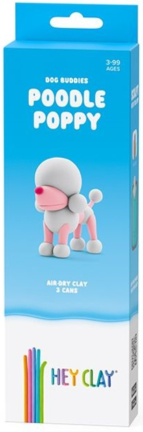 Masa plastyczna Hey Clay Psi przyjaciele Pudel HCL30147CEE3 (4897105245322) - obraz 1