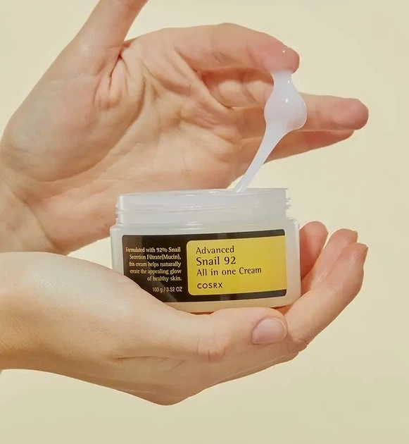 Многофункциональный крем со слизью улитки COSRX Advanced Snail 92 All in One Cream 100g - Фото 2 Многофункциональный крем со слизью улитки COSRX Advanced Snail 92 All in One Cream 100g - изображение 2
