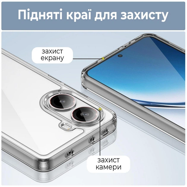 Силиконовый чехол Space Poco X7 Pro (прозрачный) (40374) - изображение 3