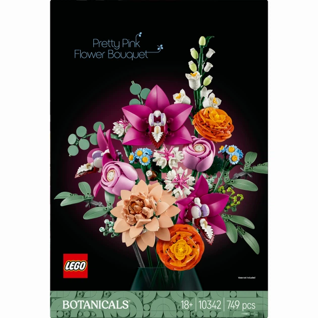 Конструктор LEGO Botanicals Милий рожевий букет квітів (10342) - Фото 1 Конструктор LEGO Botanicals Милий рожевий букет квітів (10342) - изображение 1