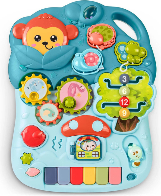 Stolik edukacyjny Ricokids 5 w 1 781500 Zielony (5903890610241) - obraz 6