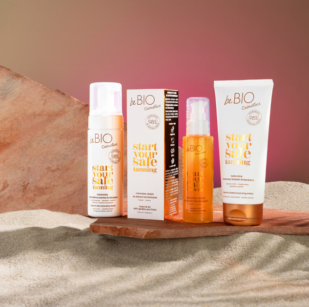 Balsam do ciała BeBio Start Your Safe Tanning brązujący 200 ml (5908233663007) - obraz 4