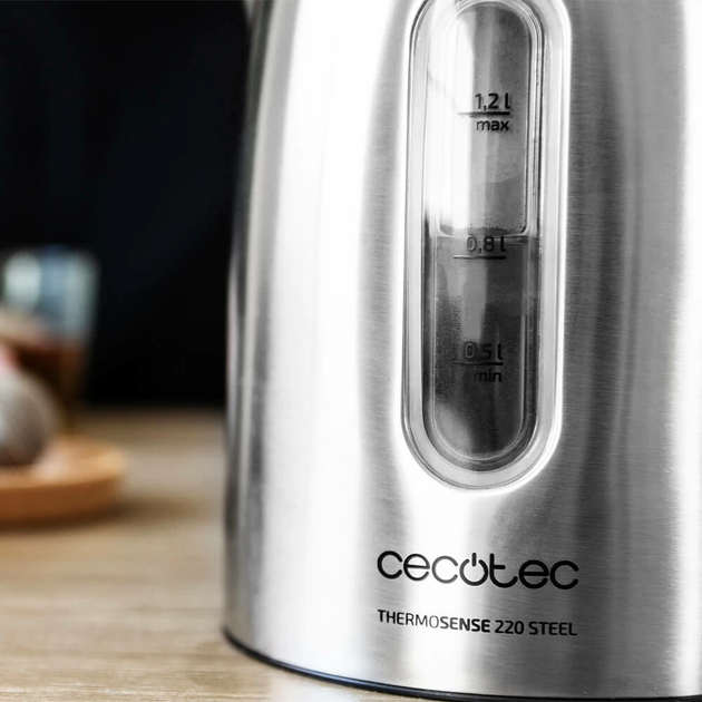 Електрочайник Cecotec Thermosense 200 Steel - зображення 2