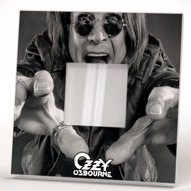 Декоративное зеркало "Оззи Осборн. Ozzy Osbourne. Black Sabbath" подарок фанатам рок-музыки, хеви-метал, украшение в бар, клуб, студию - изображение 2