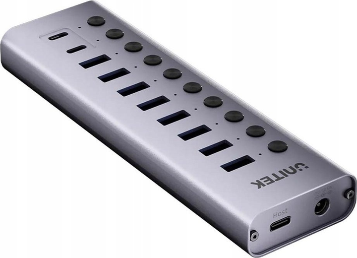 USB-hub Unitek 10-in-1 Individual Switches (H1315B01-EU) - obraz 2