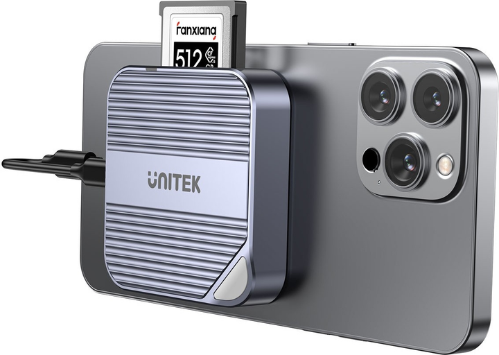 Кардрідер Unitek Magnetic CF Express Type B Card Reader (S1244BGY01) - зображення 12