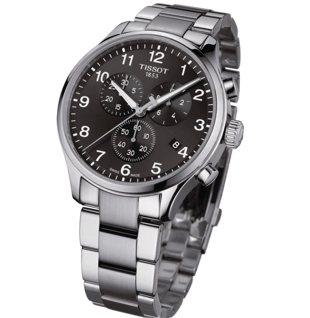 Мужские часы Tissot Chrono XL Classic T116.617.11.057.01 45 мм - изображение 2