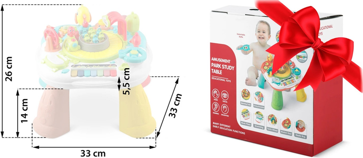Навчальний столик Ricokids 2 в 1 RK-821 (5903890616595) - зображення 13
