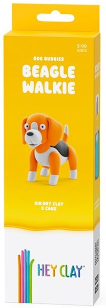 Masa plastyczna Hey Clay Psi przyjaciele Beagle HCL30152CEE3 (4897105245377) - obraz 1