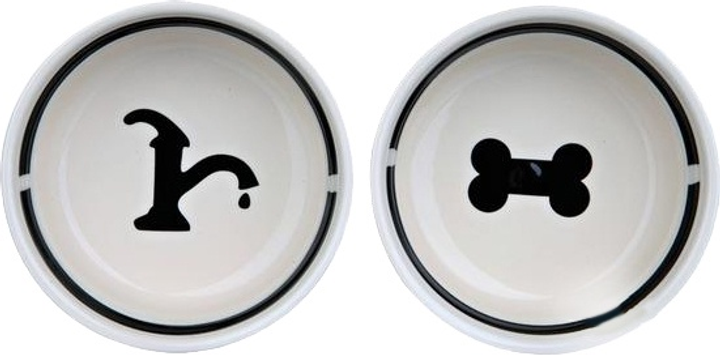 Miski na stojaku dla psow Trixie ceramiczne 2 x 1.6 l (4011905246420) (955555904834791) - Outlet - obraz 2