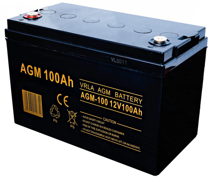 Akumulator Volt Polska AGM 12V 100Ah VRLA (6AKUXAG100) (955555911802427) - Outlet - obraz 1
