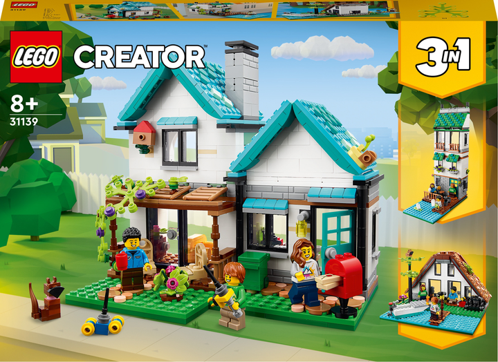 Zestaw klockow LEGO Creator Przytulny dom 808 elementow (31139) (955555911769279) - Outlet - obraz 1