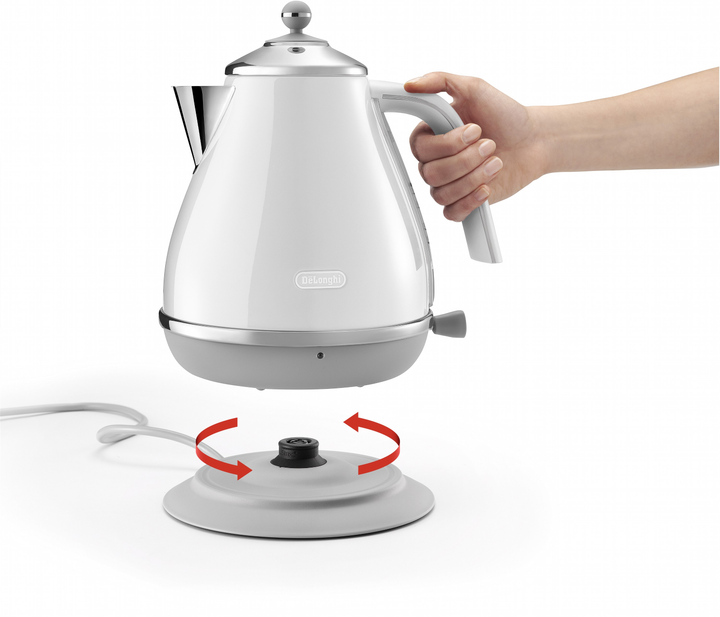 Електрочайник DeLonghi Icona Capitals KBOC2001.W - зображення 2