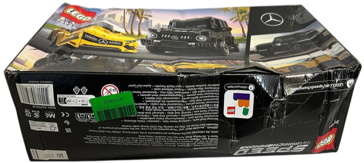Конструктор LEGO Speed Champions Mercedes-AMG G 63 i Mercedes-AMG SL 63 808 деталей (76924) (955555911180527) - Уцінка - зображення 7