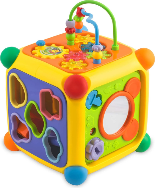 Zabawka edukacyjna Ricokids Kostka 6 w 1 RK-747 (5903890616427) - obraz 1