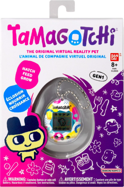 Інтерактивна іграшка Bandai Tamagotchi Original Memphis Style 42957 (3296580429578) - зображення 1